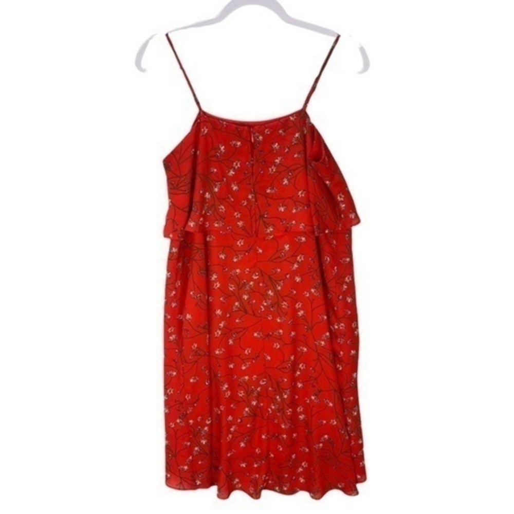 Tabitha‎ Webb Dress Floral Cottagecore High Low Chiffon Feminine